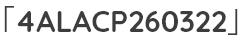 「4ALACP260322」