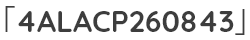 「4ALACP260843」