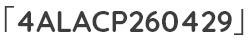 「4ALACP260429」