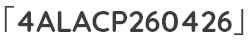 「4ALACP260426」