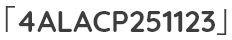 「4ALACP251123」