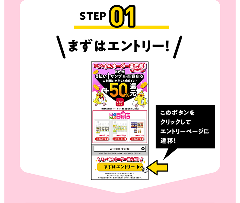 STEP01 まずはエントリー!