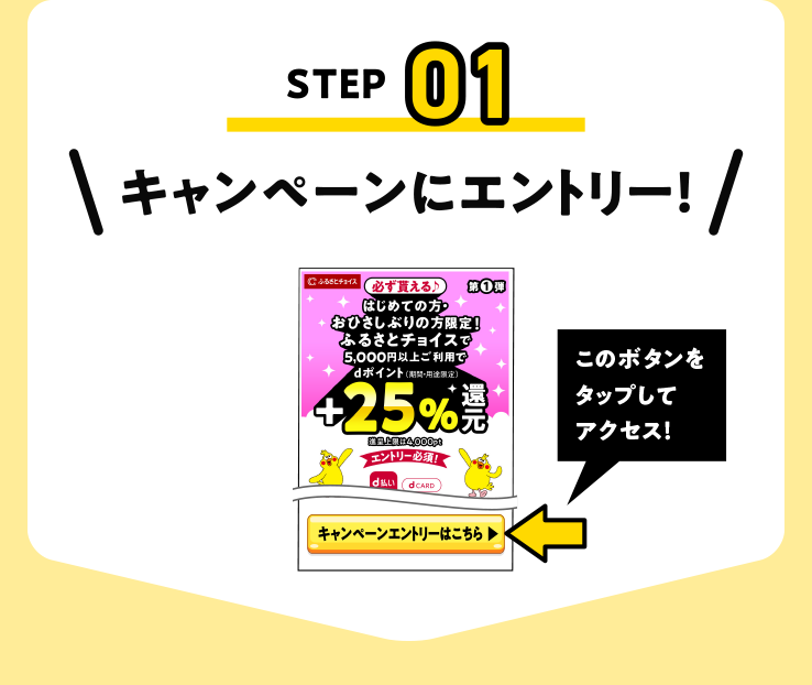 キャンペーンにエントリー