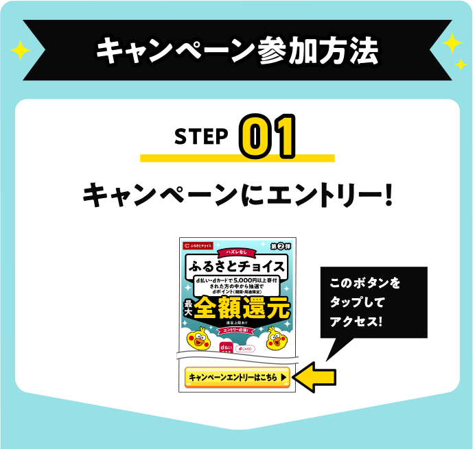 キャンペーンにエントリー