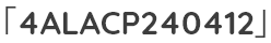 「4ALACP240412」