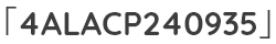 「4ALACP240935」