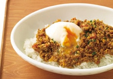 手作りミンチでキーマカレー