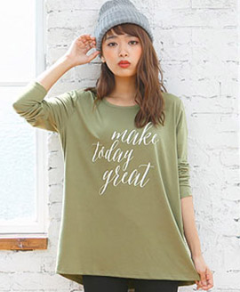 ゆるロゴチュニックTシャツ
