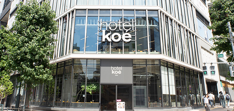 hotel koe tokyo入口