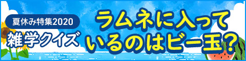 夏休み特集2020　雑学クイズ 夏休み編
