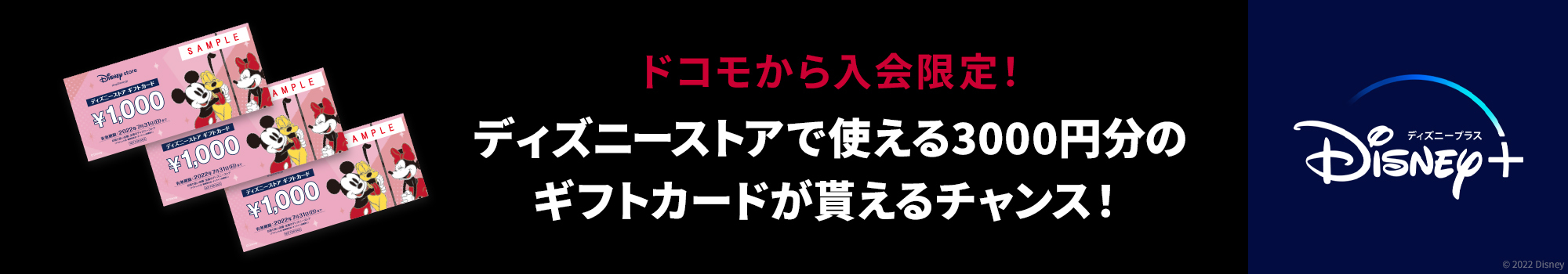 公式 Disney ディズニープラス ドコモから入会がお得