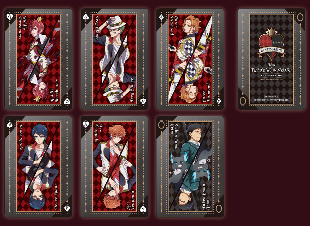 トランプ風クリアカード